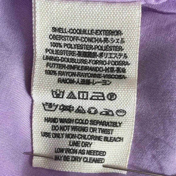 Free People Lilou Floral Fit & Flare Mini Dress in Lavender - Size Medium - Picture 7 of 8